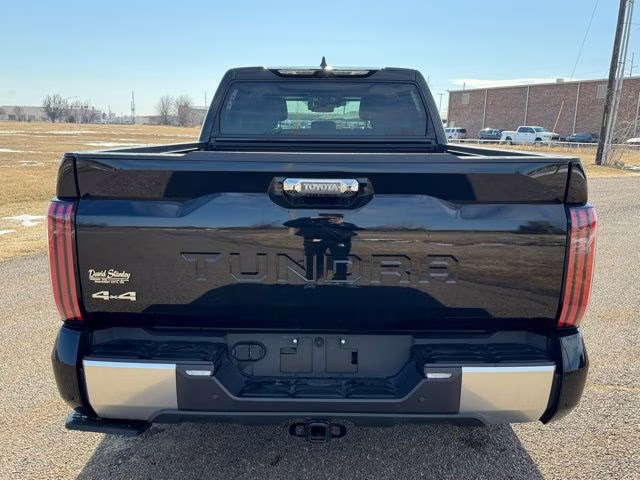 2024 Midnight Black Metallic Toyota Tundra Hybrid Limited 4X4 Truck