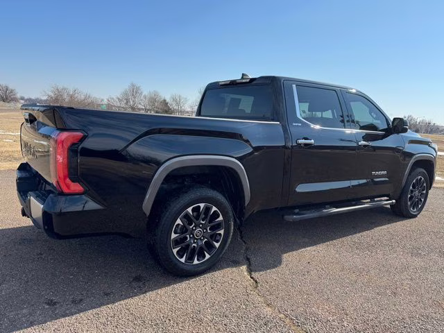 2024 Midnight Black Metallic Toyota Tundra Hybrid Limited 4X4 Truck