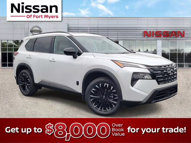 2026 Everest White Pearl Tricoat Nissan Rogue SV FWD SUV
