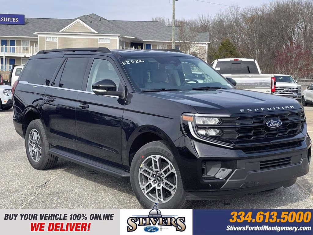 2026 Agate Black Metallic Ford Expedition Max Active RWD SUV