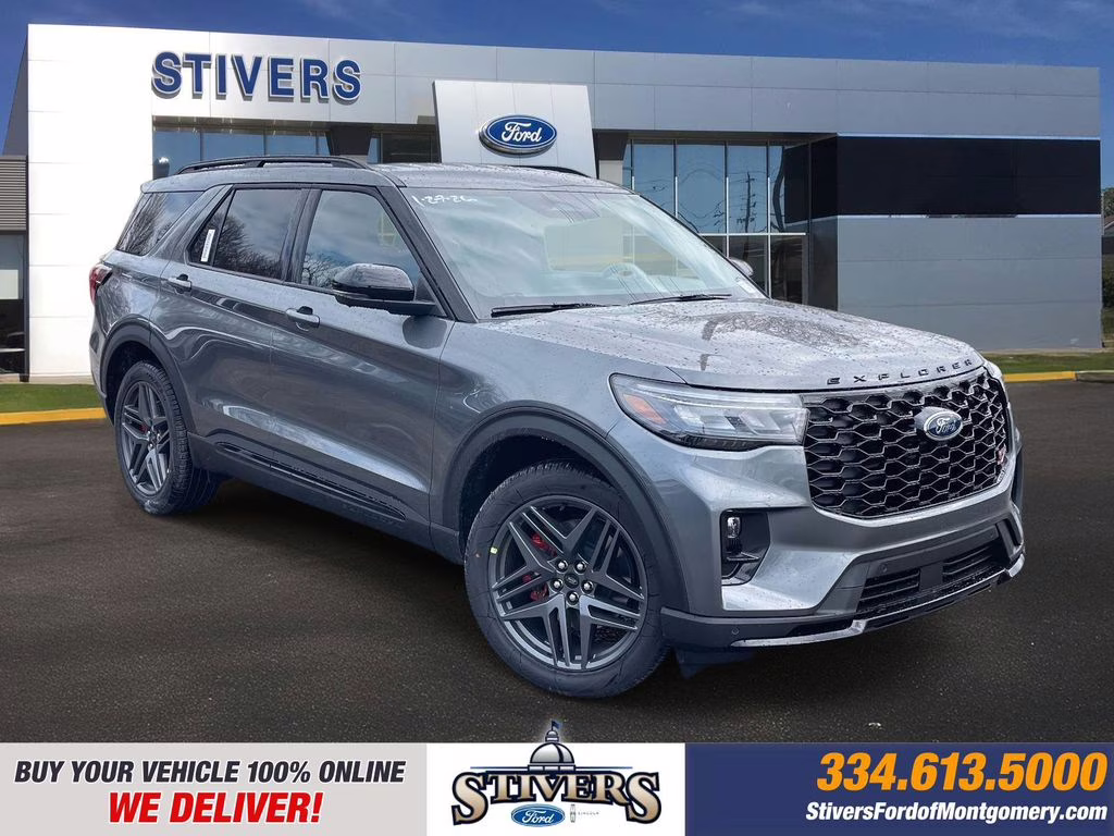 2026 Carbonized Gray Metallic Ford Explorer ST 4X4 SUV