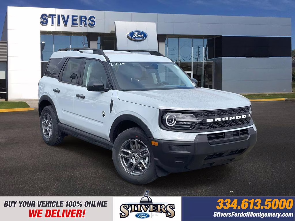 2026 Space White Metallic Ford Bronco Sport Big Bend 4X4 SUV