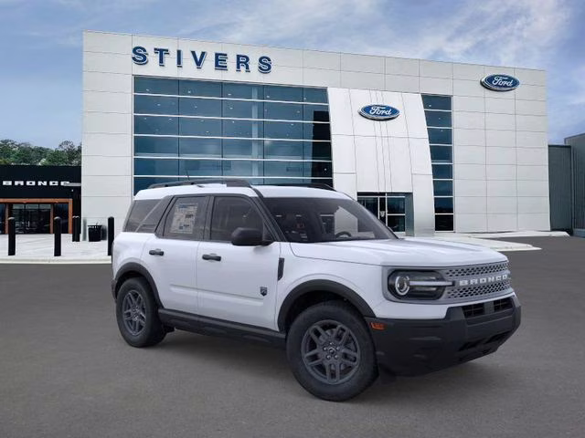2026 White Metallic Ford Bronco Sport Big Bend 4X4 SUV