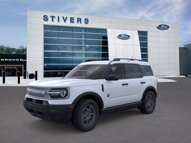 2026 White Metallic Ford Bronco Sport Big Bend 4X4 SUV