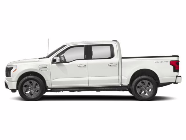 2025 Star White Metallic Tri-Coat Ford F-150 Lightning LARIAT 4WD SuperCrew 5.5' Box AWD Truck