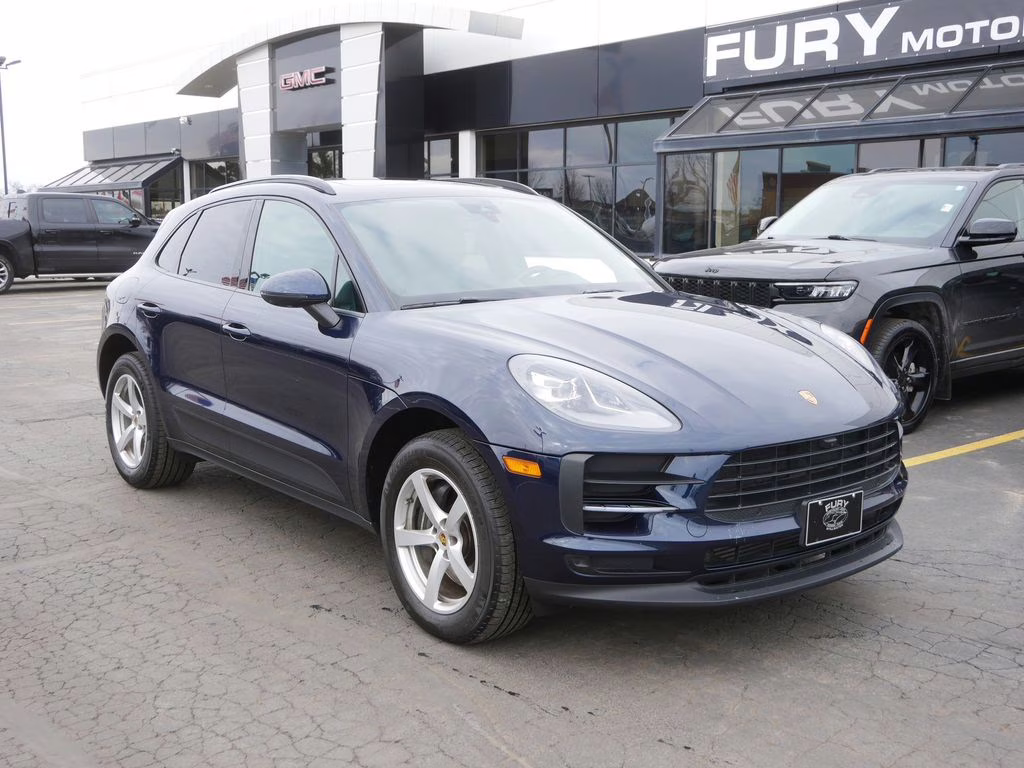 2021 Sapphire Blue Metallic Porsche Macan Base AWD SUV