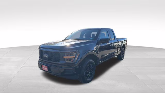 2025 Black Metallic Ford F-150 STX 4X4 Truck