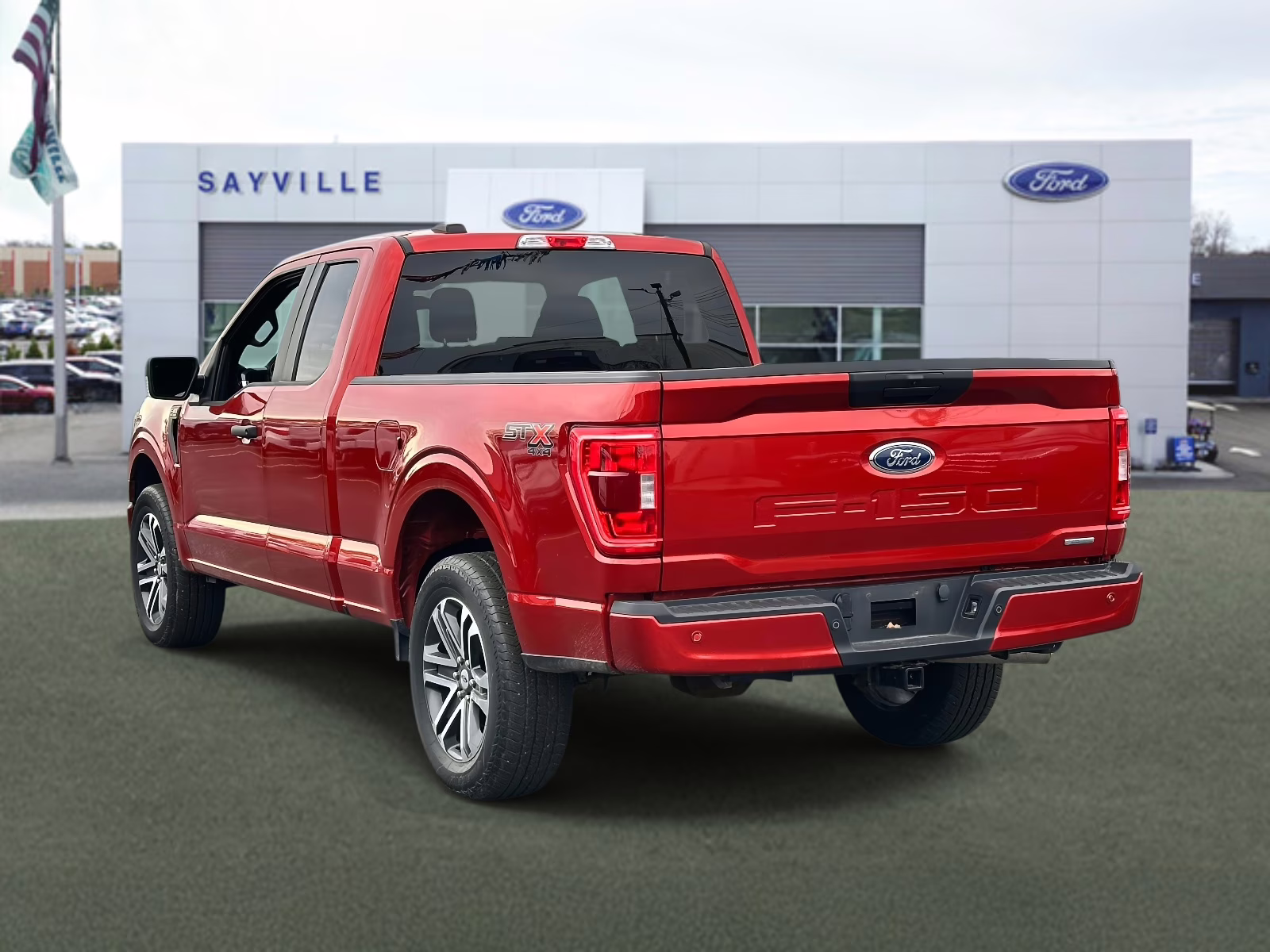 2023 Hot Pepper Red Metallic Tinted Clearcoat Ford F-150 XL 4WD SuperCab 6.5' Box 4X4 Truck
