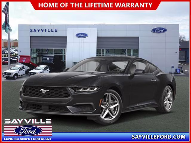 2026 Shadow Black Ford Mustang EcoBoost Premium Fastback RWD Sedan