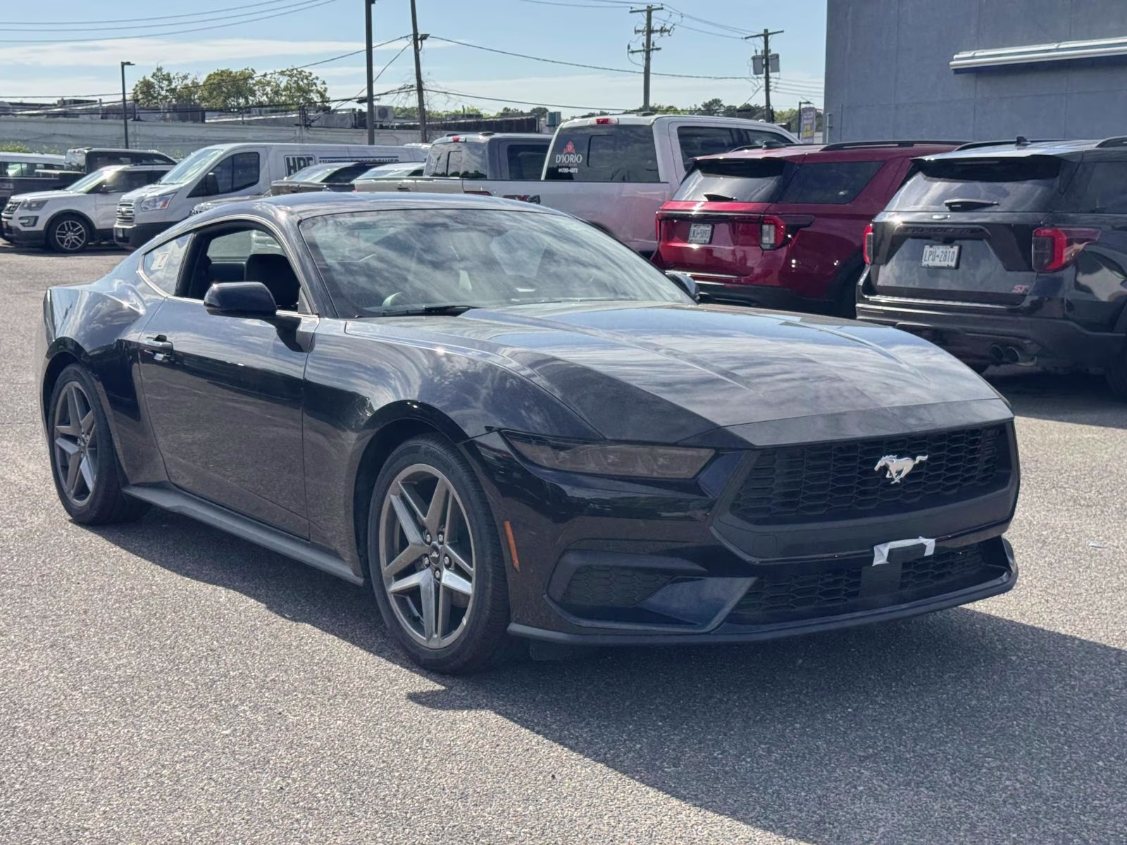 2026 Shadow Black Ford Mustang EcoBoost Premium Fastback RWD Sedan