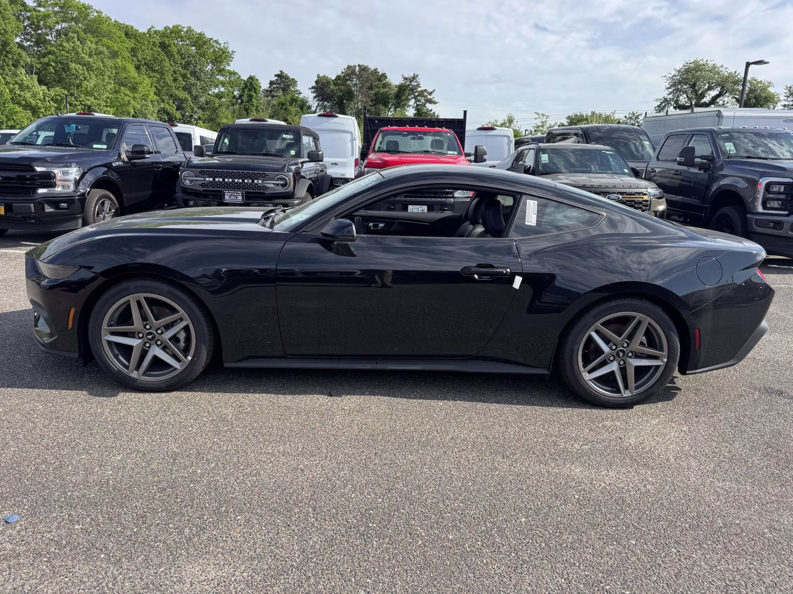 2026 Shadow Black Ford Mustang EcoBoost Premium Fastback RWD Sedan