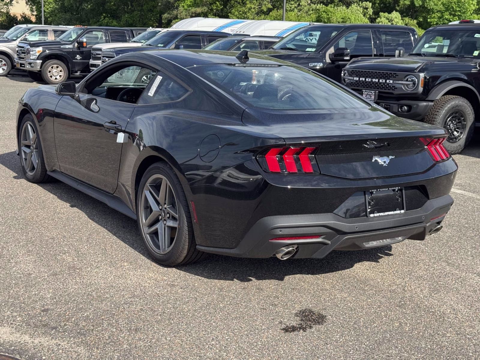 2026 Shadow Black Ford Mustang EcoBoost Premium Fastback RWD Sedan