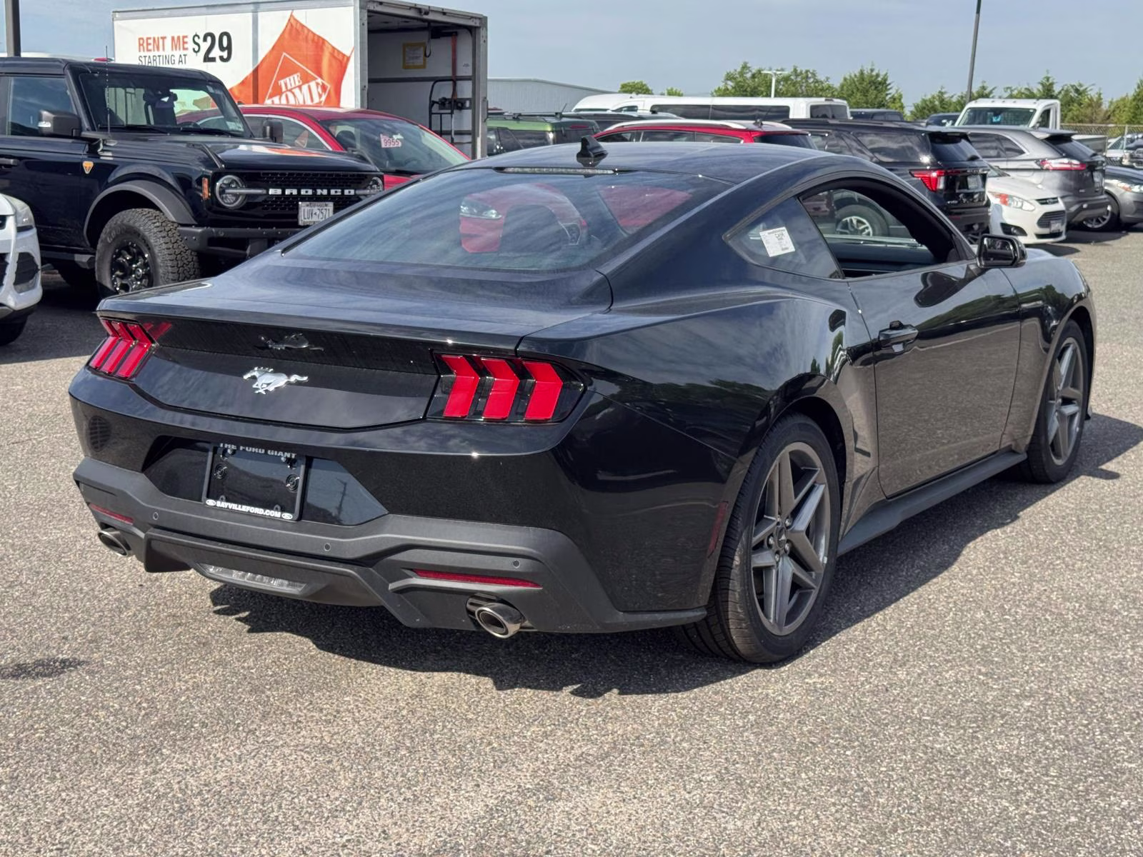 2026 Shadow Black Ford Mustang EcoBoost Premium Fastback RWD Sedan