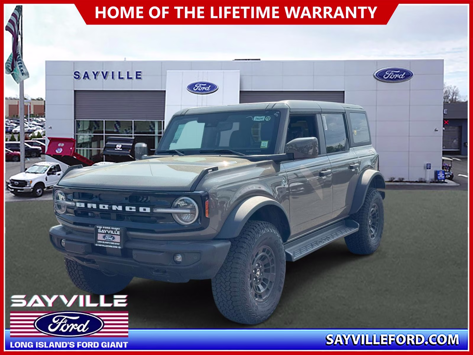 2026 Marsh Gray Ford Bronco Outer Banks 4 Door 4x4 4X4 SUV