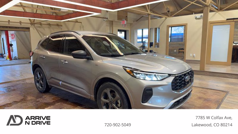 2023 Silver Ford Escape ST-Line Sport Utility 4D AWD