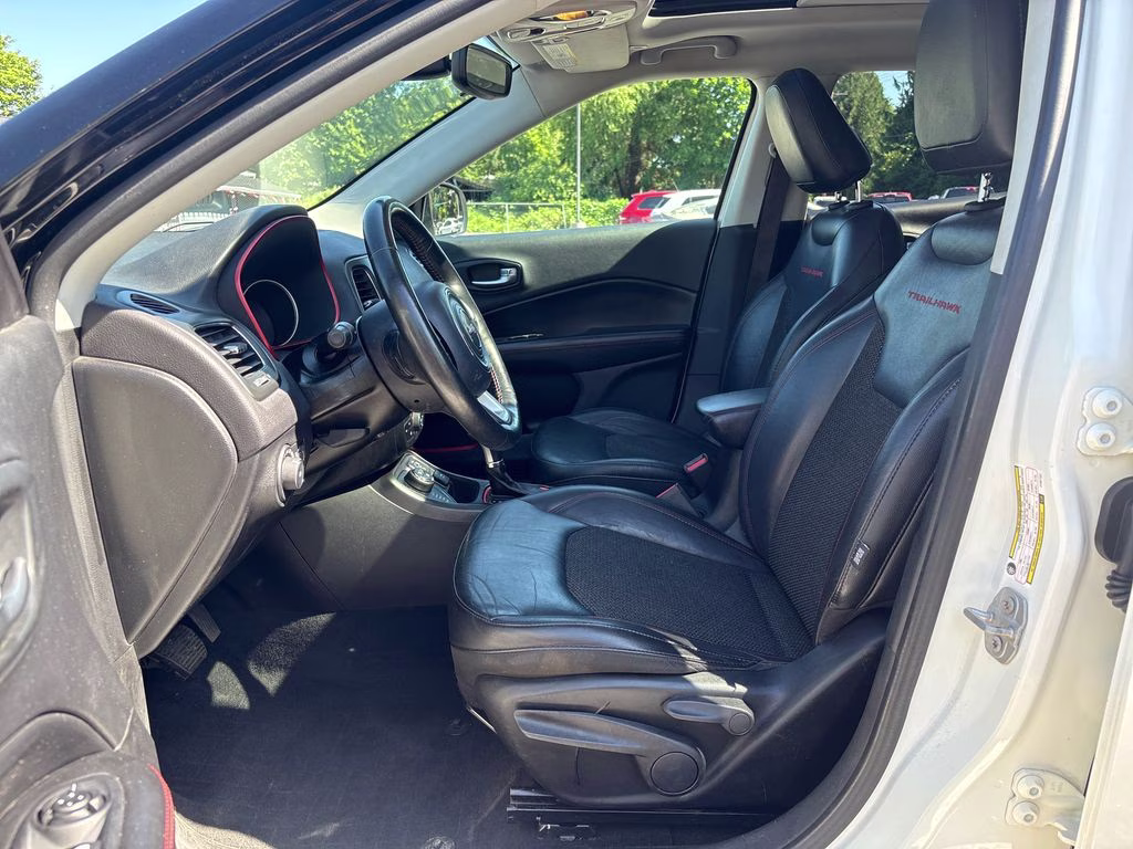 2018 White Clearcoat Jeep Compass Trailhawk 4X4 SUV