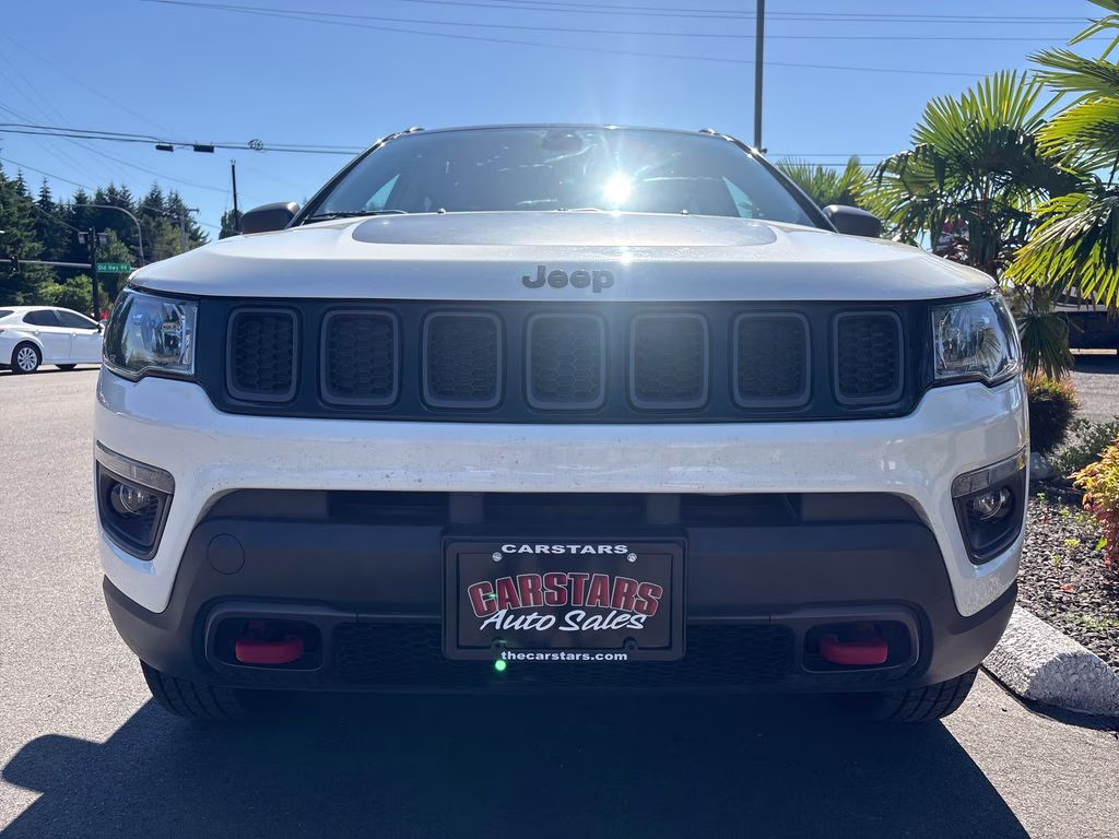 2018 White Clearcoat Jeep Compass Trailhawk 4X4 SUV