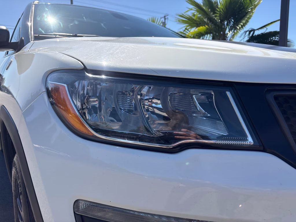 2018 White Clearcoat Jeep Compass Trailhawk 4X4 SUV