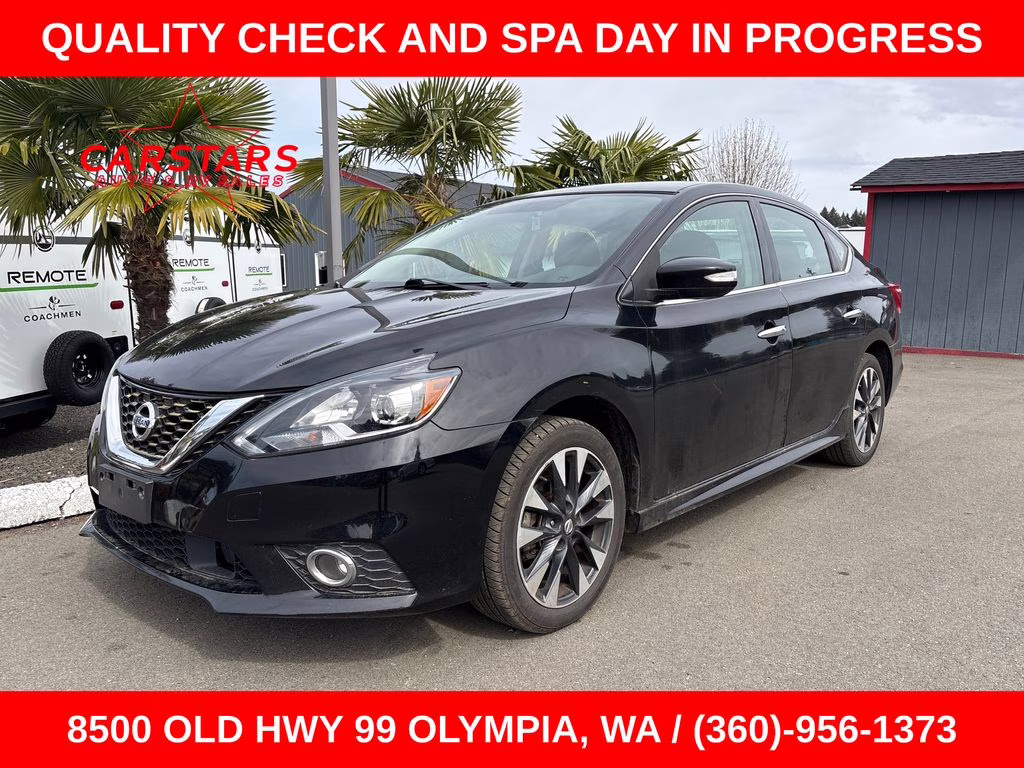 2019 Super Black Nissan Sentra SR FWD Sedan