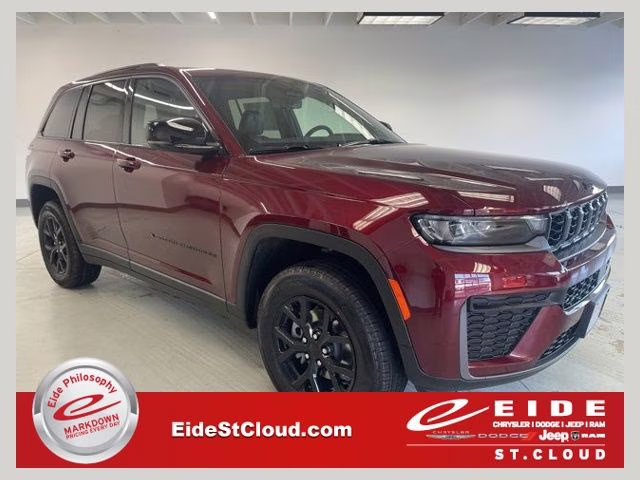 2026 Velvet Red Pearlcoat Jeep Grand Cherokee Laredo Altitude 4X4 SUV