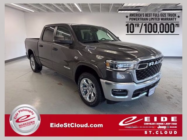 2026 Granite Crystal Metallic Clearcoat Ram 1500 Big Horn 4X4 Truck