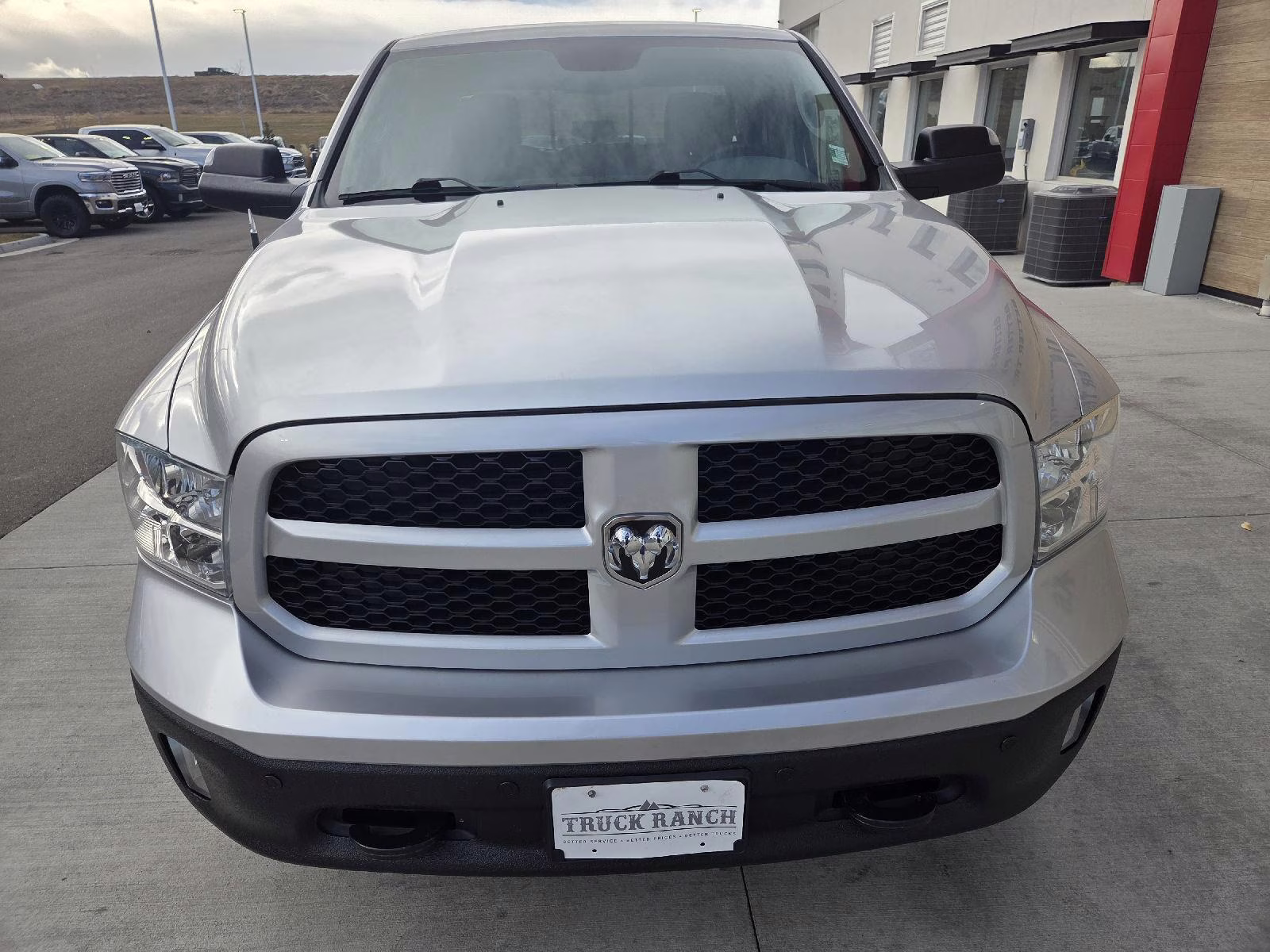 2016 Bright Silver Metallic Clearcoat Ram 1500 Outdoorsman 4X4 Truck