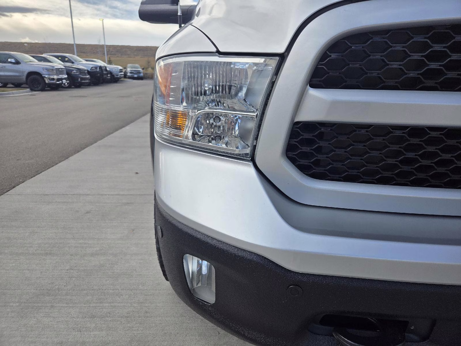 2016 Bright Silver Metallic Clearcoat Ram 1500 Outdoorsman 4X4 Truck