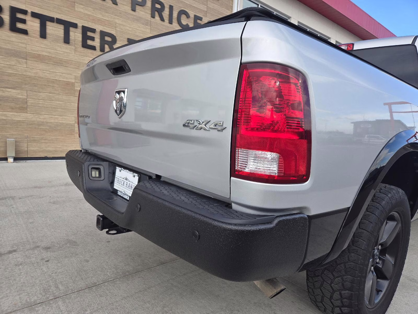 2016 Bright Silver Metallic Clearcoat Ram 1500 Outdoorsman 4X4 Truck