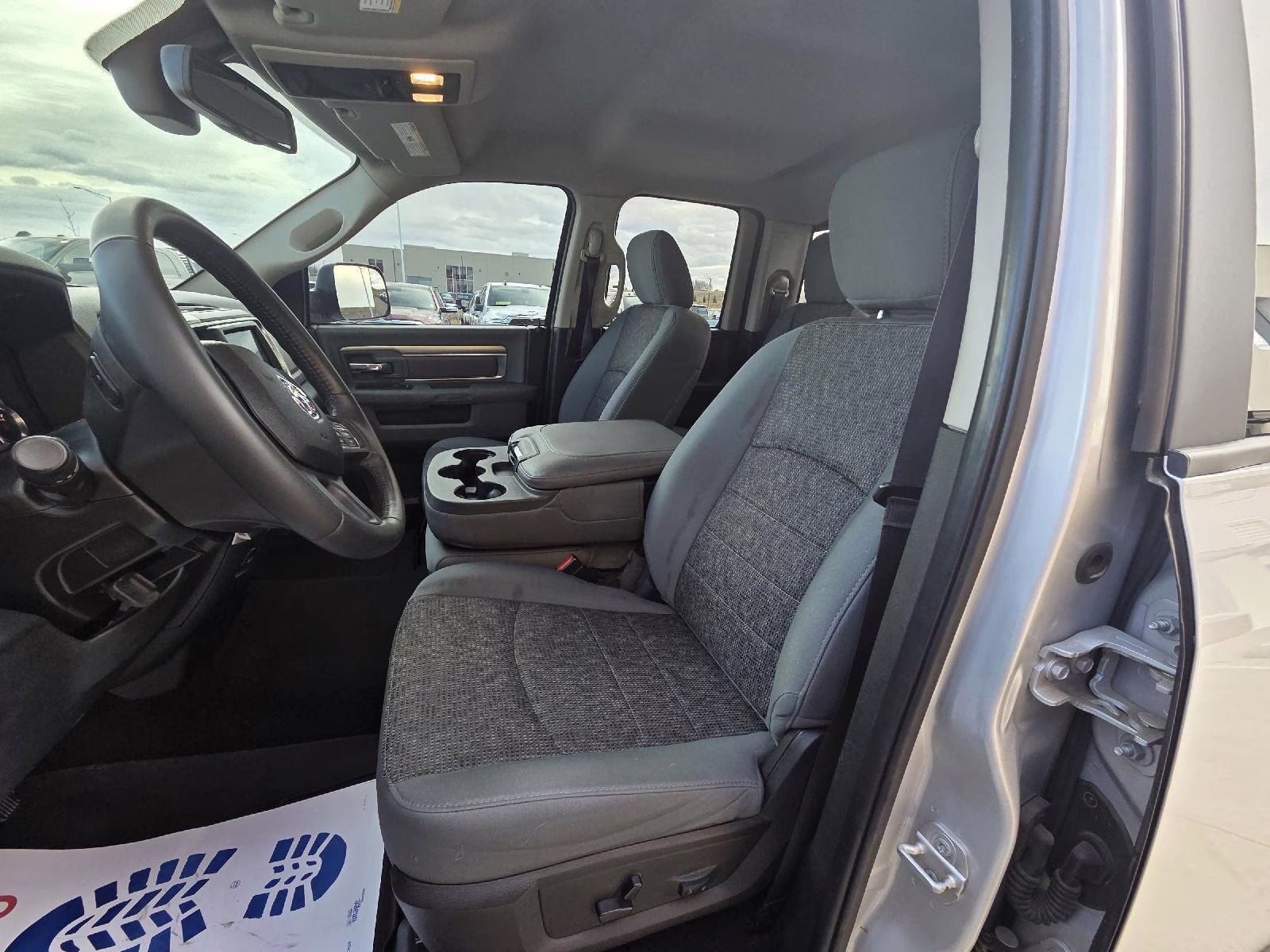 2016 Bright Silver Metallic Clearcoat Ram 1500 Outdoorsman 4X4 Truck