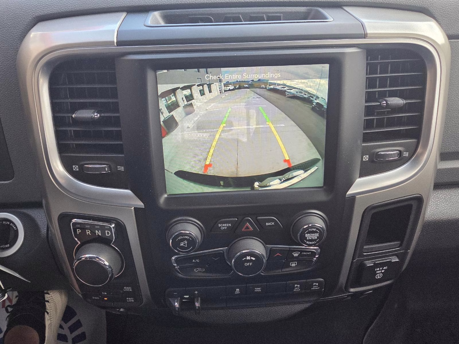 2016 Bright Silver Metallic Clearcoat Ram 1500 Outdoorsman 4X4 Truck