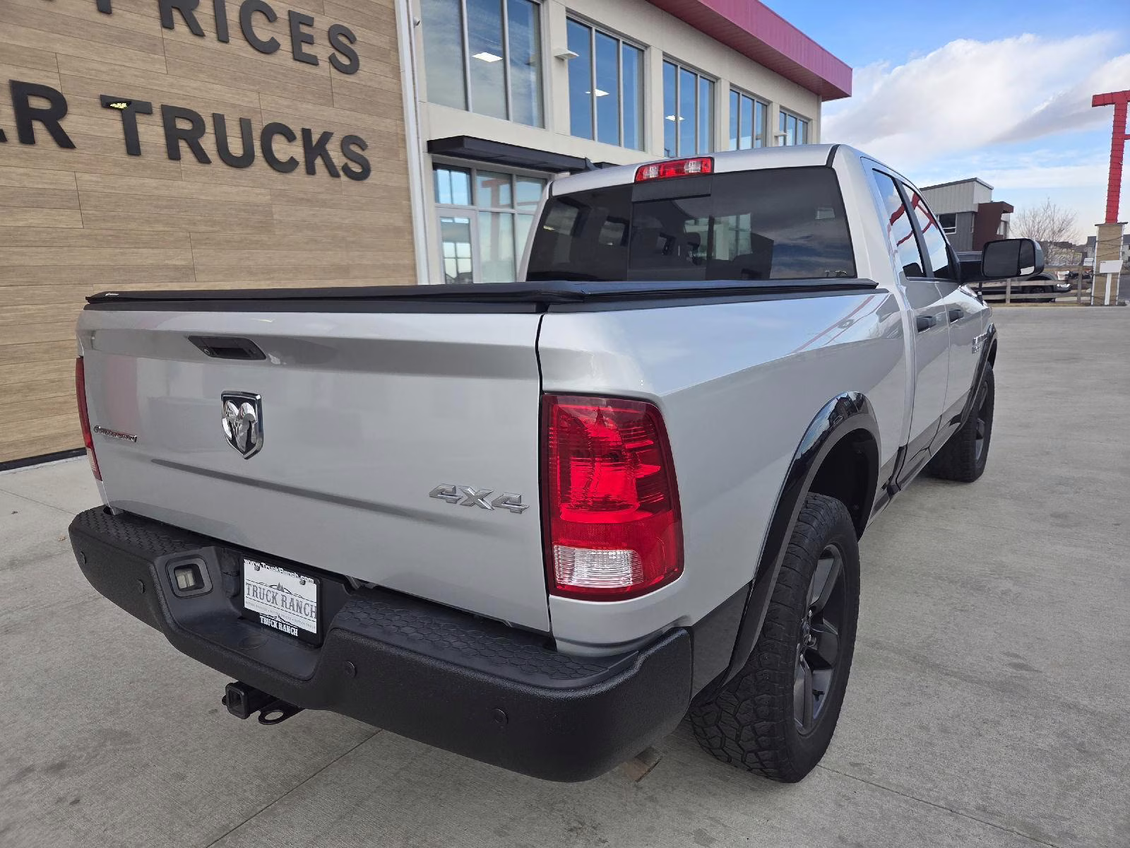 2016 Bright Silver Metallic Clearcoat Ram 1500 Outdoorsman 4X4 Truck