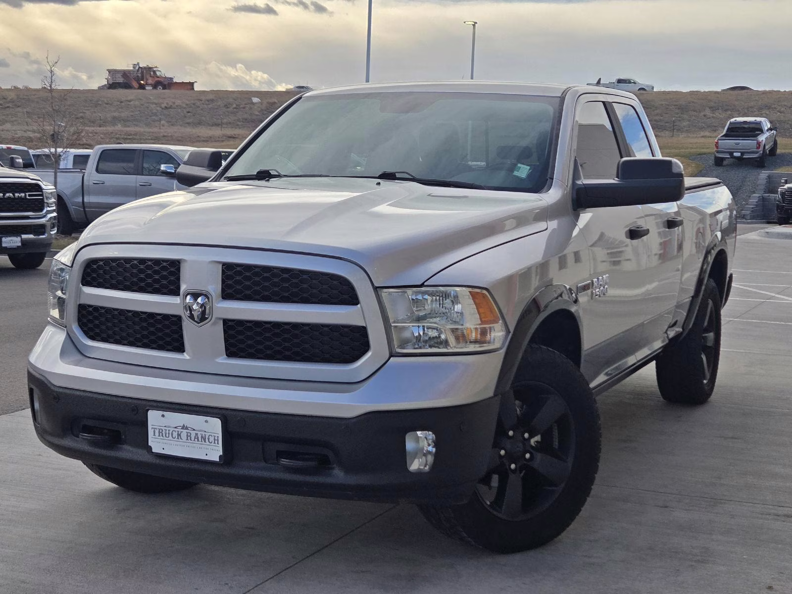 2016 Bright Silver Metallic Clearcoat Ram 1500 Outdoorsman 4X4 Truck