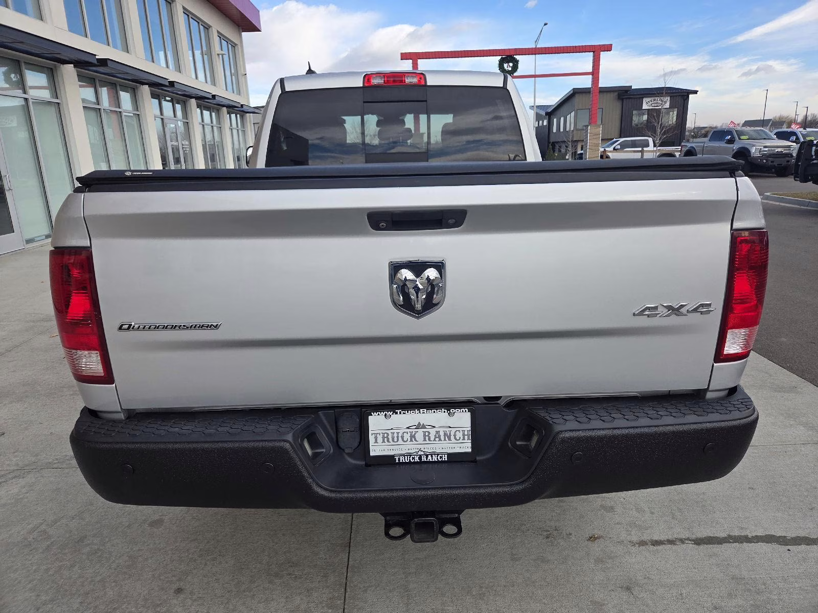 2016 Bright Silver Metallic Clearcoat Ram 1500 Outdoorsman 4X4 Truck