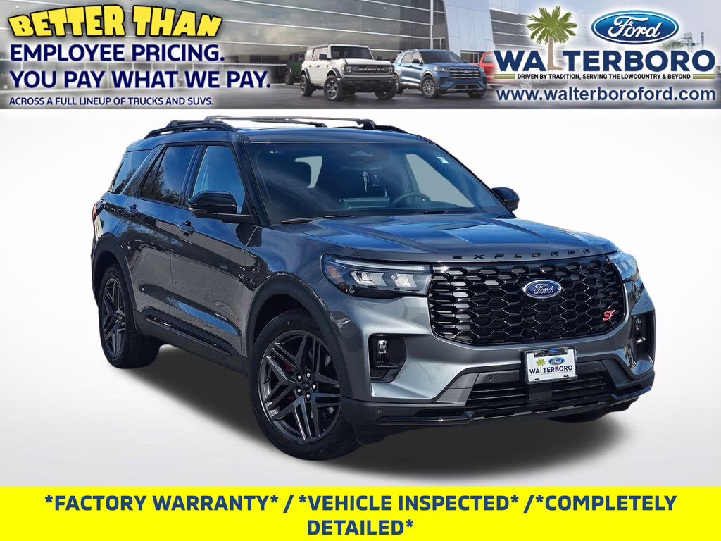 2026 Carbonized Gray Metallic Ford Explorer ST 4X4 SUV