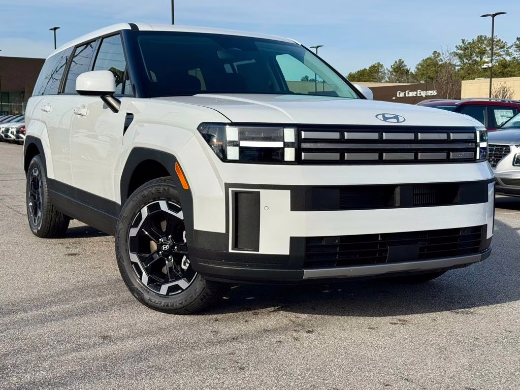 2026 Serenity White Hyundai Santa Fe SE FWD SUV