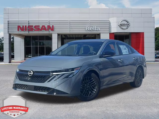 2026 Atlantic Gray Metallic Nissan Sentra SV FWD Sedan