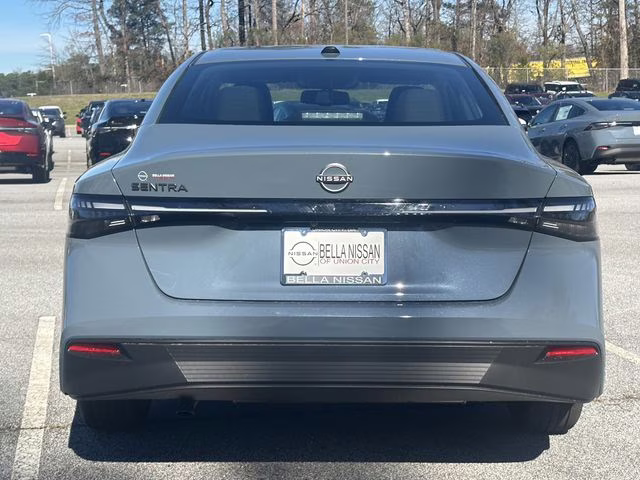 2026 Atlantic Gray Metallic Nissan Sentra SV FWD Sedan