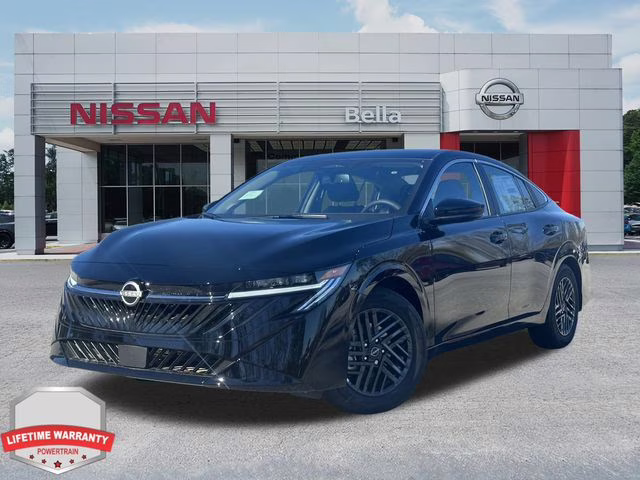 2026 Super Black Nissan Sentra SV FWD Sedan