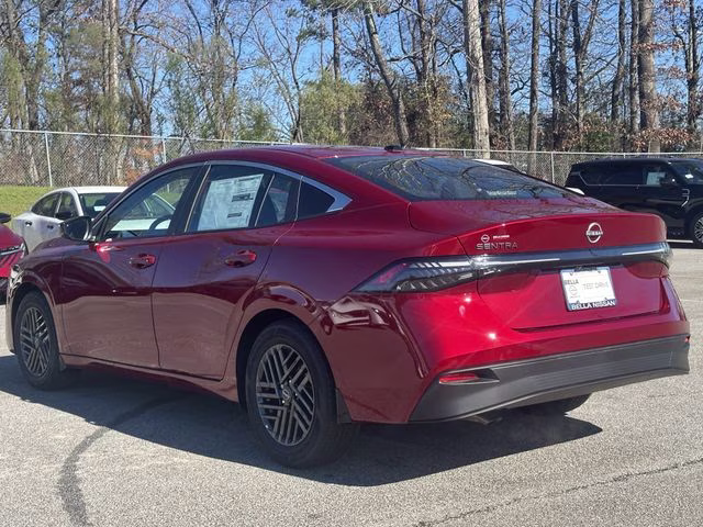 2026 Scarlet Ember Tintcoat Nissan Sentra SV FWD Sedan