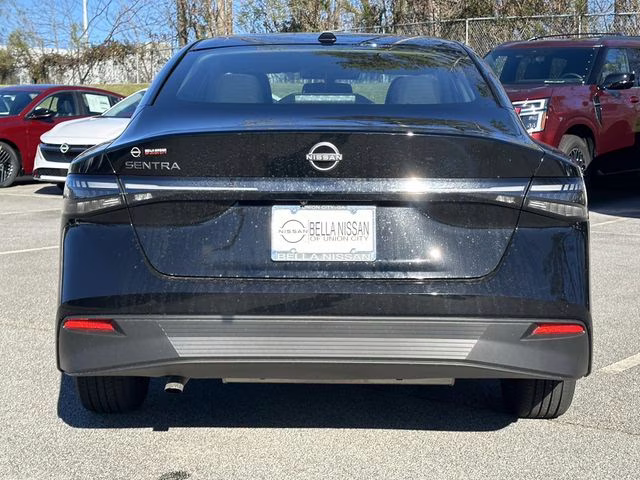 2026 Super Black Nissan Sentra SV FWD Sedan