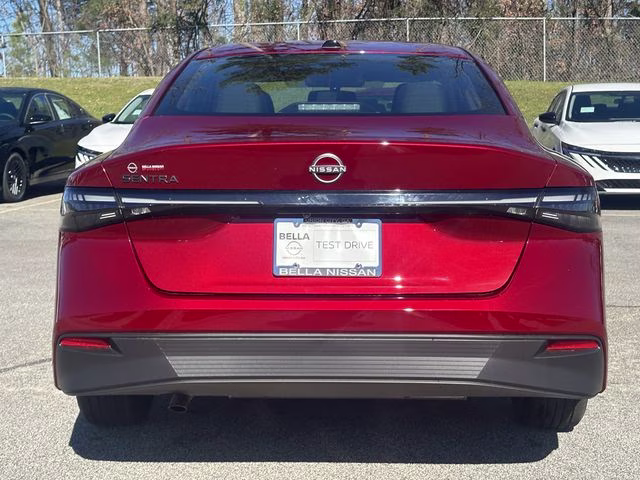 2026 Scarlet Ember Tintcoat Nissan Sentra SV FWD Sedan