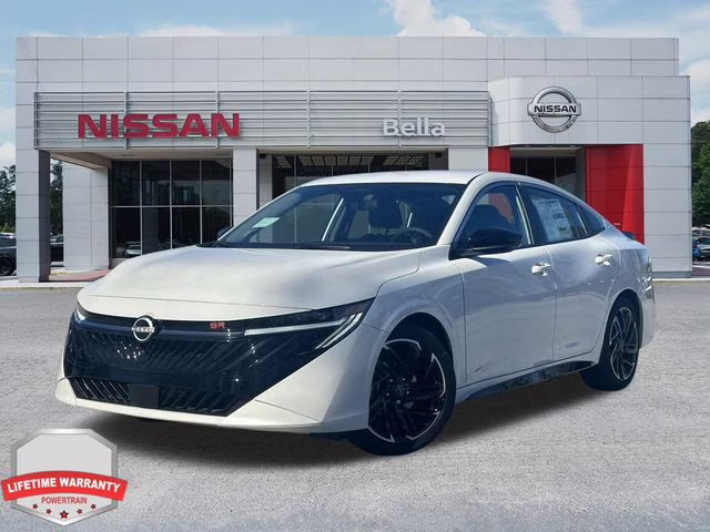 2026 Aspen White Tricoat Nissan Sentra SR FWD Sedan