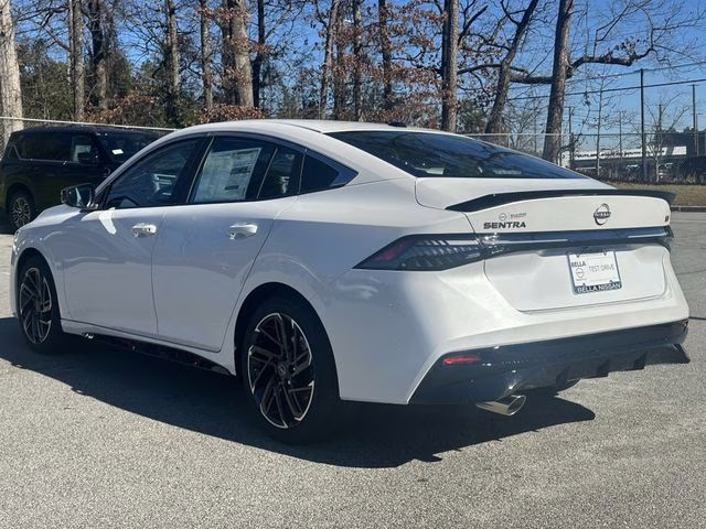 2026 Aspen White Tricoat Nissan Sentra SR FWD Sedan