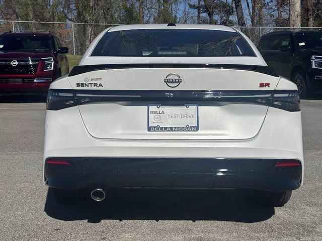 2026 Aspen White Tricoat Nissan Sentra SR FWD Sedan