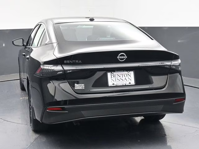2026 Super Black Nissan Sentra SV FWD Sedan
