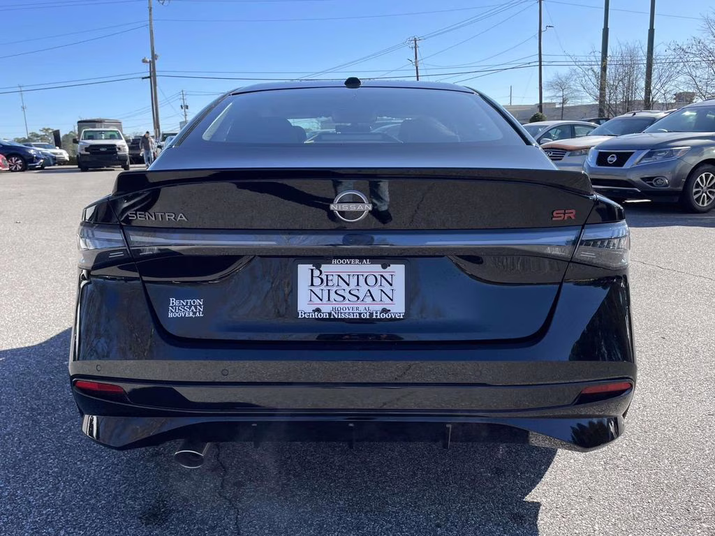 2026 Super Black Nissan Sentra SR FWD Sedan
