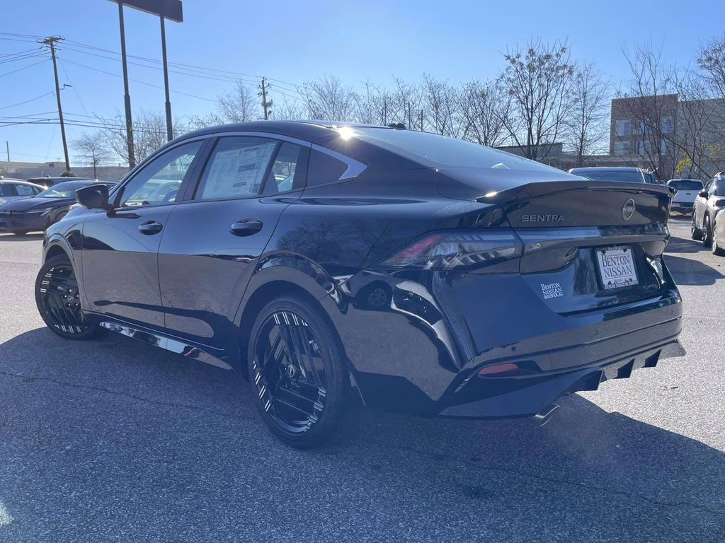 2026 Super Black Nissan Sentra SR FWD Sedan
