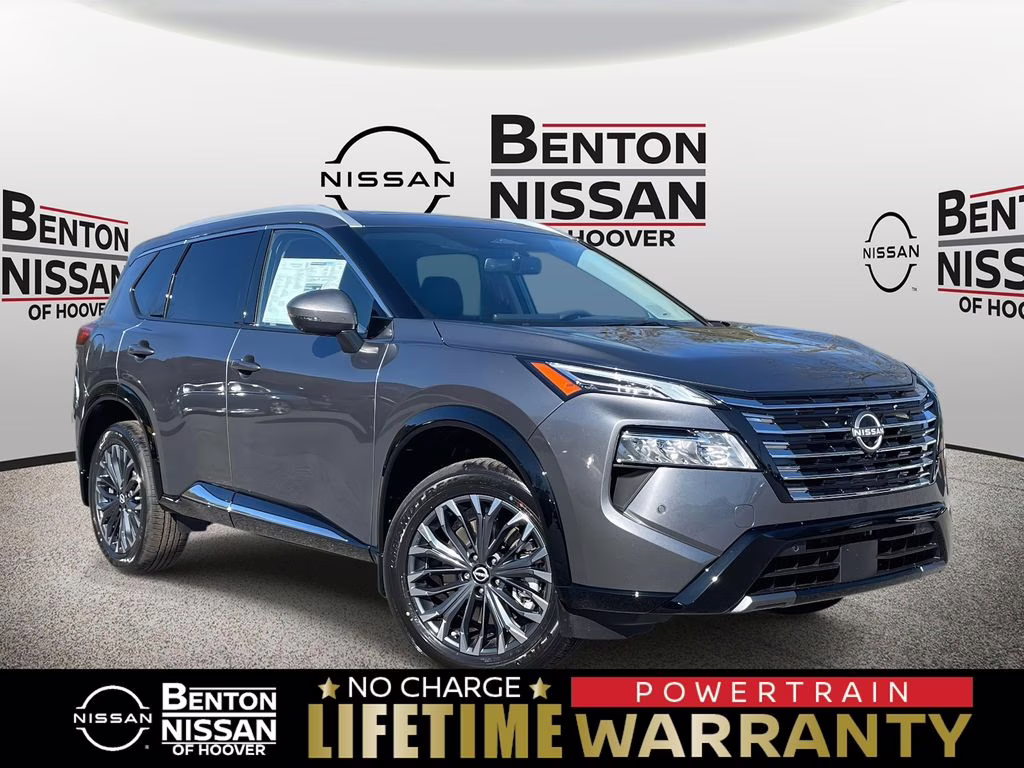 2026 Gun Metallic Nissan Rogue Platinum AWD SUV