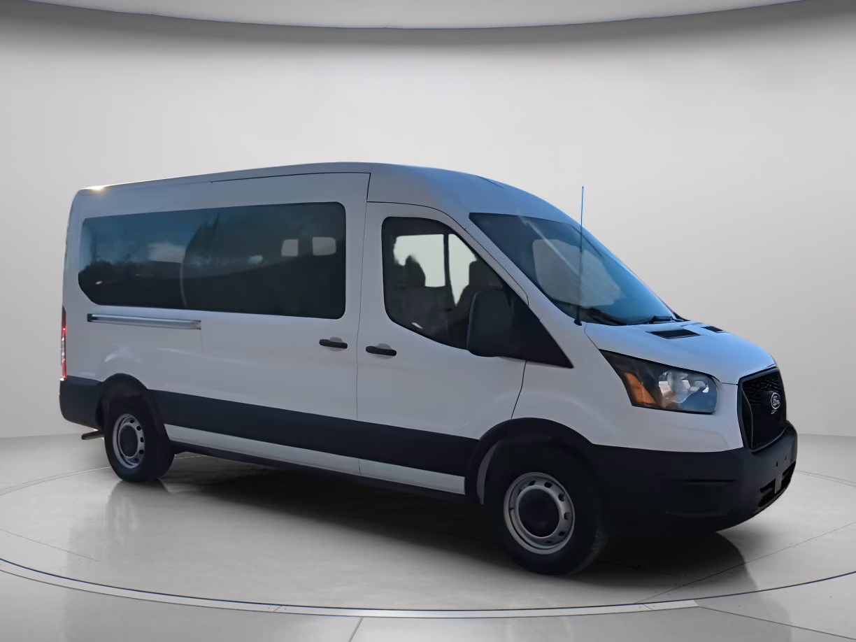 2026 Oxford White Ford Transit Passenger Wagon XL RWD Van