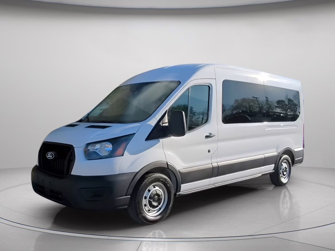 2026 Oxford White Ford Transit Passenger Wagon XL RWD Van